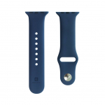 Rihm Evelatus Evelatus Apple Watch 38/40/41mm Silicone Loop Watch Straps (132mm M/L) Blue