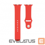 Rihm Connect Watch 42/44/45mm Silicone Loop Watch Strap (140mm M/L) Red