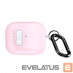 Korpus k&otilde;rvaklappidele Dux Ducis Apple AirPods Pro 3 PECQ Series PC+TPU Cover with Hook White Pink