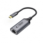 Muud kaubad Tech-Protect Tech-Protect UltraBoost USB-C to Ethernet RJ45 1000Mbps Adapter - Black
