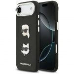 Muud kaubad Karl Lagerfeld  Karl Lagerfeld FW Grained Karl & Choupette Heads Pins & Logo iPhone Air Case - Black
