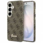 Case universaalne kaitse&uuml;mbris Guess Samsung Galaxy S26 PU 4G Script Metal Logo With MagSafe Case Brown