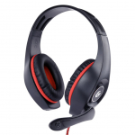 AMD protsessori emaplaat Gembird  Gaming headset with volume control GHS-05-R Built-in microphone, Red/Black, Wired, Over-Ear