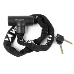 Jalgratta tarvik Wozinsky  Wozinsky WZR-K2 Keyed Chain Bicycle Lock - Black
