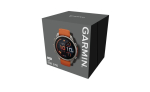 Nutikell Garmin  Fenix 9 Pro &ndash; inReach, 47mm Titanium with Autumn Orange/Spark Orange Silicone Ban