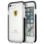 Tagakaaned Ferrari  Ferrari Hardcase FEGLHCP7BK iPhone 7/8 SE 2020 / SE 2022 Shockproof transparent black