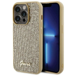 Tagakaaned Guess  Guess Disco Metal Script case for iPhone 15 Pro - gold