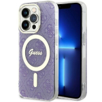 Tagakaaned Guess  Guess GUHMP14LH4STU iPhone 14 Pro 6.1" purple/purple hardcase 4G MagSafe