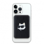 V&auml;line aku Karl Lagerfeld - Karl Lagerfeld Embossed Choupette Head MagSafe Powerbank 5000mAh Black