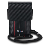 Muu telefoni lisavarustus BMW BMW Carbon & Red Stripe phone bag - black