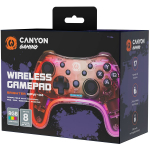 Kontroller Canyon gamepad Brighter GPW-04 Dongle Wireless Crystal Transparent