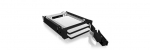 Monitori tarvik Raidsonic Icy Box IB-2227StS Storage Drive Cage for 2.5" HDD, Black