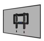 Teleri kinnitus NEOMOUNTS  LEVEL-550 WL30-550BL12 Ultra-flat TV mount wall - 24-65" - max 40 kg - VESA 50x50-200x200 - d 2,3 cm - Easy Install-model - black