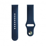 Rihm Evelatus Evelatus 20mm Silicone Loop Watch Straps (S/M 110mm) Blue