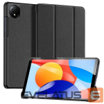 Kaaned Dux Ducis Xiaomi Redmi Pad SE 8.7 Domo Series Tri-fold Stand PU Leather Tablet Cover Black