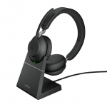 Juhtmevabad k&otilde;rvaklapid Jabra Jabra Evolve2 65 UC Stereo, W. Stand, USB-A