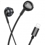 K&otilde;rvaklapid Hoco M115 Sagacious universal earphones with microphone iP Black