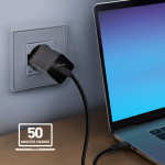 Adaptrid SBS  SBS TETRGAN1C65W 65W GaN Power Delivery Charger - Black