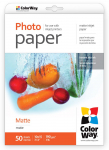 Kontoritarbed ColorWay Matte Photo Paper, 50 sheets, 10x15, 190 g/m&sup2;