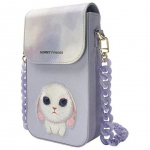 V&auml;line aku Nimmy  Phone case wallet handbag 3-in-1 Set Nimmy Big Eyed Pet 2.0 rabbit violet