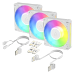 Jahutid Arctic  CASE FAN 120MM BIONIX P12 ARGB/3-PACK WHT ACFAN00338A
