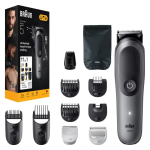 Trimmer Braun Braun 11-in-1 Grooming Kit All-in-One Kit Series 5 AIO5560 Cordless Number of length steps 14 Grey/Black