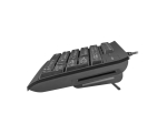 Arvuti klaviatuur Natec | Moray | Keyboard with Smart ID card reader | Wired | US | Black