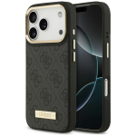 Tagakaaned Guess  Guess 4G Logo Plate MagSafe case for iPhone 18 Pro / 17 Pro - black