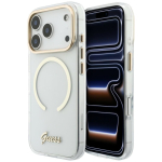 Tagakaaned Guess  Guess IML Script Metal MagSafe Case for iPhone 18 Pro Max / 17 Pro Max - clear
