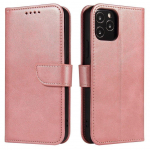Tagakaaned Hurtel  Magnet Case elegant flip cover case with stand function Xiaomi Redmi Note 11 Pro+ 5G (China) / 11 Pro 5G (China) / Mi11i HyperCharge / Poco X4 NFC 5G pink