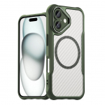 Tagakaaned Hurtel  Leading Series MagSafe Silicone Case for iPhone 16 - Green
