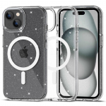 Tagakaaned Tech-Protect  Tech-Protect FlexAir Hybrid MagSafe iPhone 15 Case - Clear Glitter