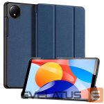 Kaaned Dux Ducis Xiaomi Redmi Pad SE 8.7 Domo Series Tri-fold Stand PU Leather Tablet Cover Blue