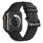 Rihm Forcell  Strap to Apple Watch Forcell F-Design FA06 silicone holes 38 / 40 / 41 mm black