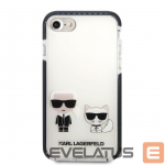 Tagakaaned Karl Lagerfeld Apple iPhone 7/8/SE2020/SE2022 TPE Karl and Choupette Kryt White