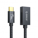 &Uuml;leminek Orico Orico CAF31 USB-C - USB-A 3.1 Gen 2 10Gbps 30cm OTG adapter - black