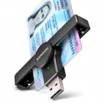 M&auml;lukaardid Axagon CARD READER POCKET SMARTCARD/USB2.0 CRE-SMPA