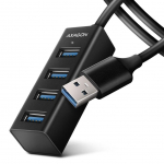 &Uuml;leminek Axagon I/O HUB USB3.2 4PORT MINI/1.2M HUE-M1AL