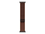 Rihm Apple  49mm Burgundy Alpine Loop - Medium - Black Titanium Finish