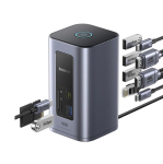 Teine toode Baseus  Dokesanas stacija 1in12 USB C spraudnis - 2xHDMI RJ45 SD/TF USB3 NU1 Air Spacemate BASEUS B00568103813-00 (6932172687137)