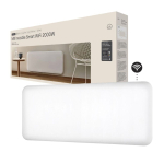 Radiaator Mill  Mill Invisible Smart WiFi Heater  PA2000WIFI4  Panel Heater  2000 W  Suitable for rooms up to 24-28 m&sup2;  White  IPX4 7090019825414