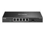 Server &ndash; muud tarvikud TP-Link ES206XPP-M2 Omada 5-Port 2.5G BASE-T and 1-Port 10GE SFP+ Easy Managed Switch with 4-Port PoE++ |