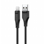 Kaabel Acefast  Acefast cable MFI USB - Lightning 1.2m, 2.4A black (C3-02 black)