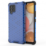 Tagakaaned Hurtel  Honeycomb Case armor cover with TPU Bumper for Samsung Galaxy A42 5G blue
