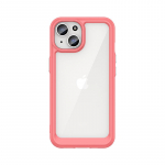 Tagakaaned Hurtel  iPhone 15 Plus Outer Space reinforced case with a flexible frame - red