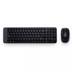 Arvuti klaviatuur Logilink Logitech Mouse and keyboard set 920-003168 / MK220 US Black