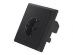 Toiteplokk Lanberg LANBERG AC-WS01-USB2-F-B AC Wall Socket