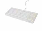 Arvuti klaviatuur Genesis THOR 230 | Mechanical Gaming Keyboard | Wired | US | White | USB Type-A | Outemu Brown