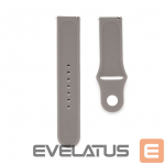 Rihm Connect 20mm Silicone Loop Watch Strap (S/M 110mm) Gray