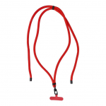 Nutikas seade OEM  SWING (8mm) Phone lanyard, Phone pendant with adjustable length / cord length 165cm (max 82.5cm in the loop) / on the shoulder or neck - red